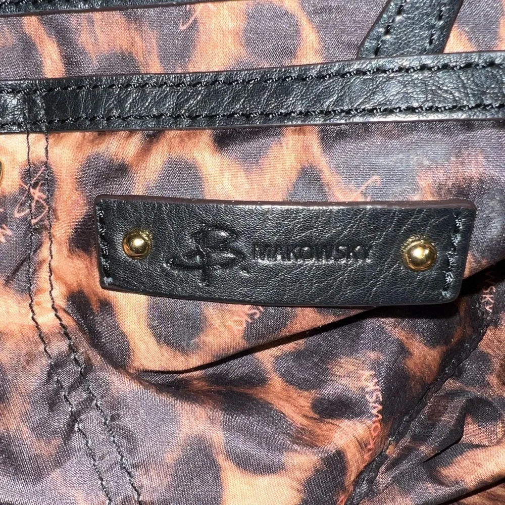 B MAKOWSKY BUTTERY SOFT BLACK LEATHER - Picture 5 of 11